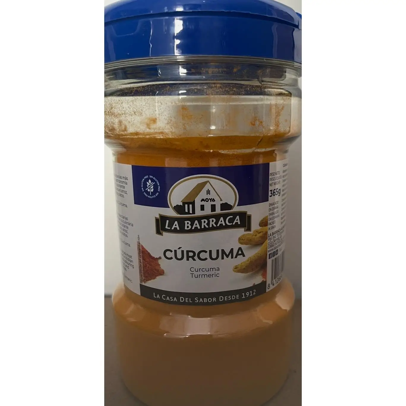 Cúrcuma Molida - 365g  La Barraca