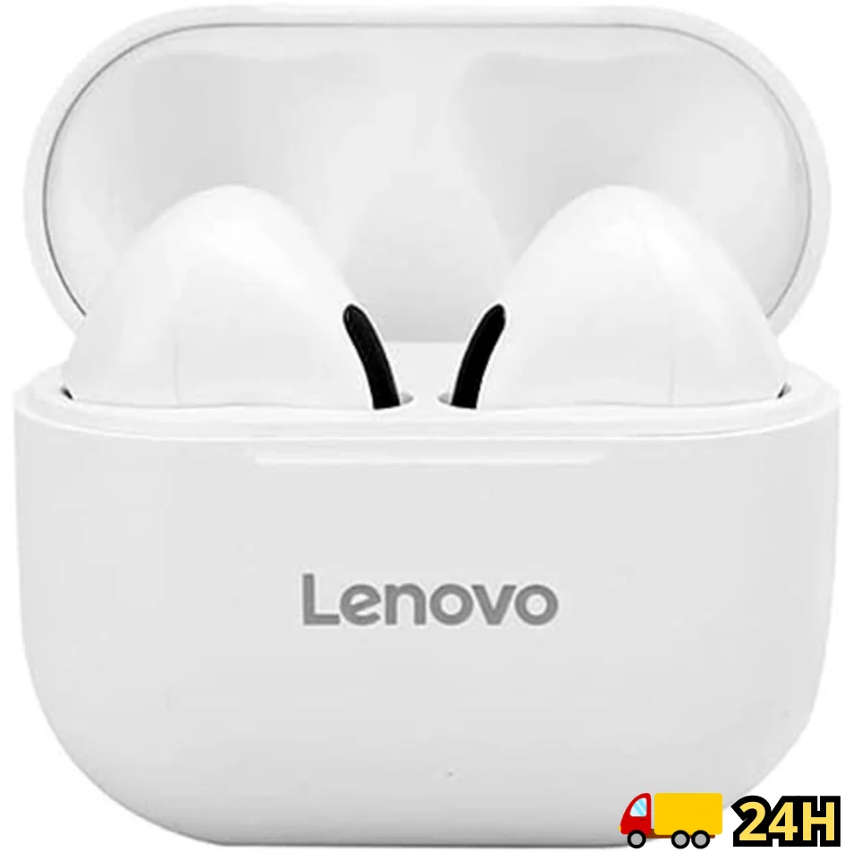 Lenovo LP40 TWS wireless headset Bluetooth 5.0 waterproof-Soni built-in microphone waterproof for iOS/Android with touch control and 230 charging box, headphone TWS with Bluetooth 5,0, sleep mode 300 mAH fast shipping 24/48h