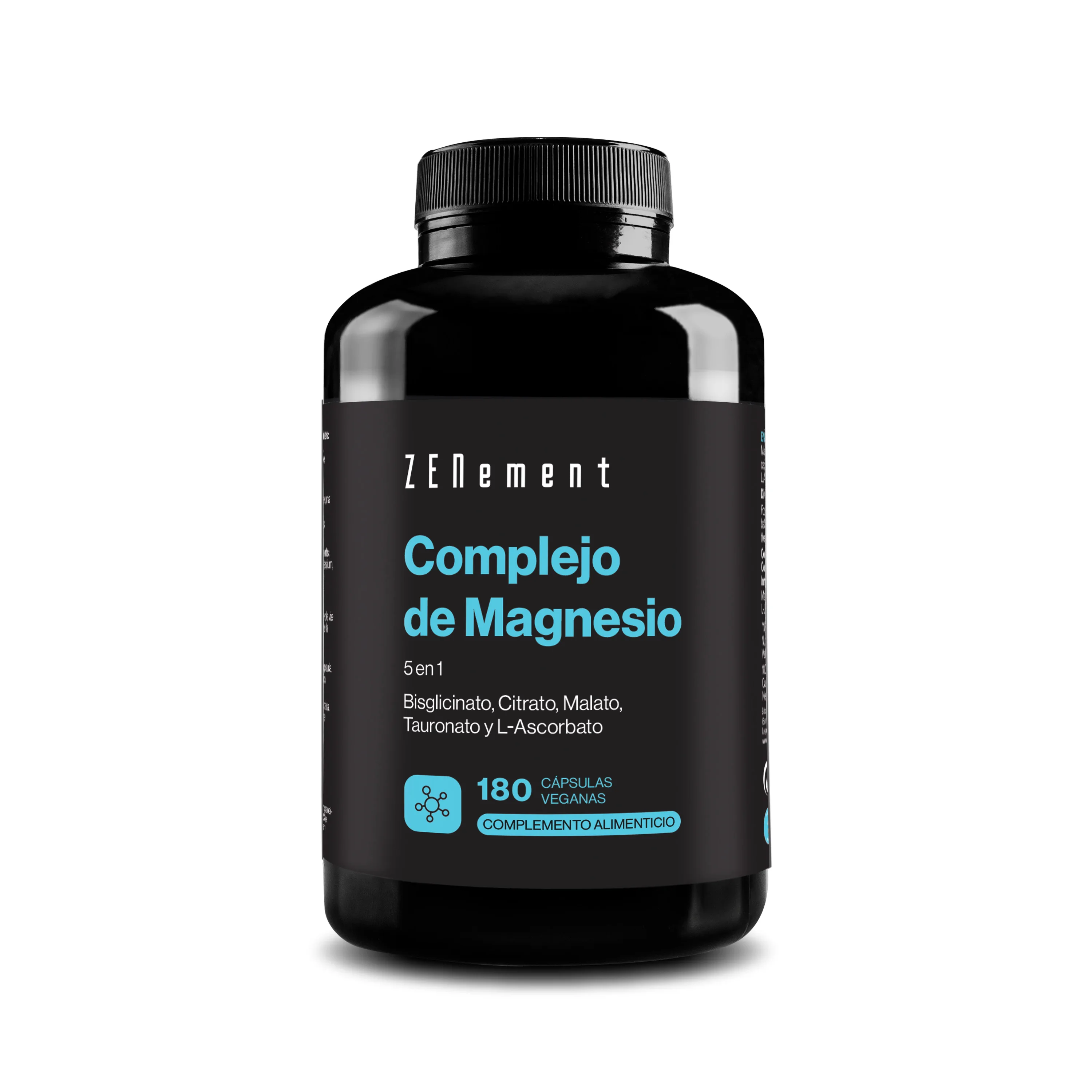 Magnesio Complex 5 en 1 - 180 Cápsulas Veganas Zenement
