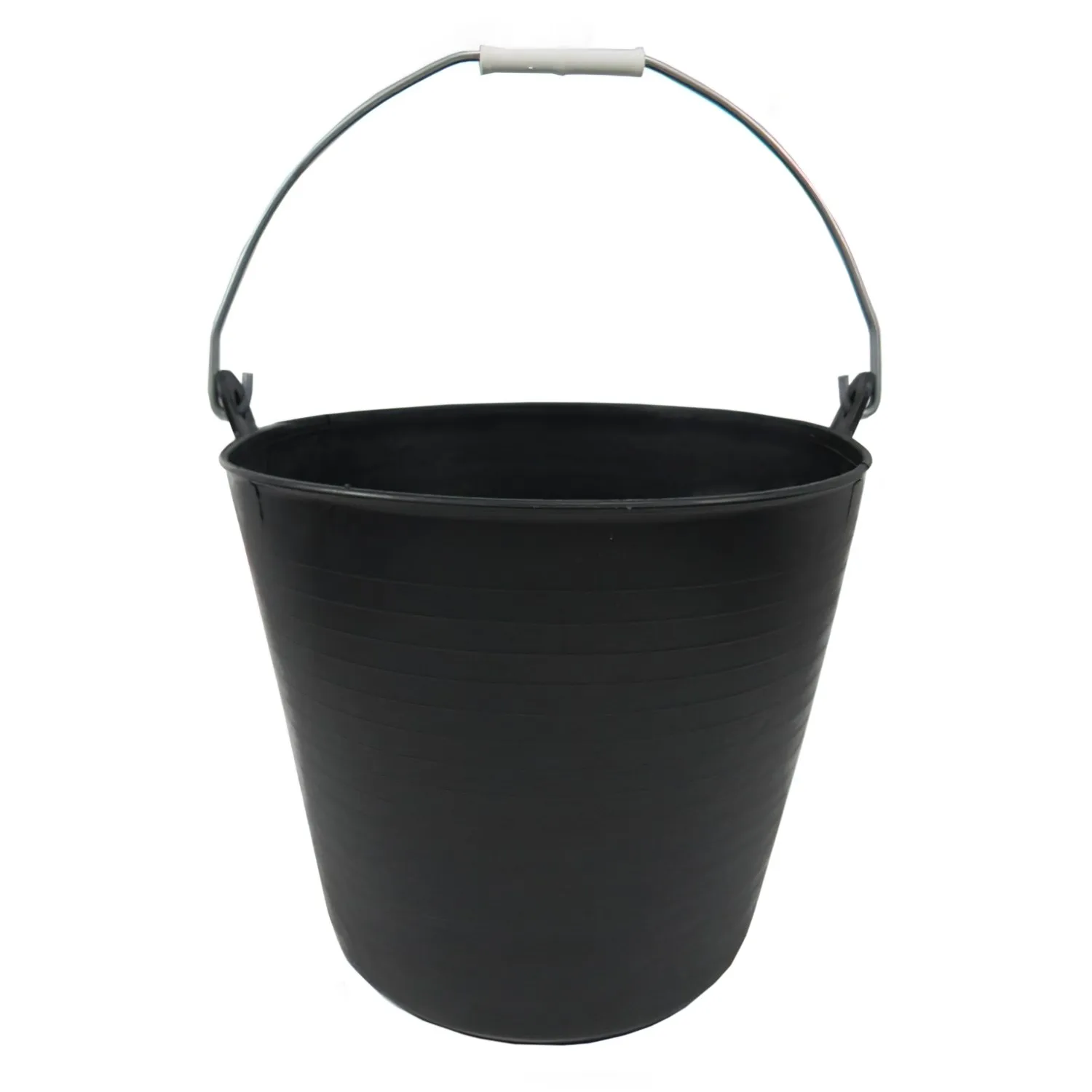 SANCO STORE - WOLFPACK LINEA PROFESIONAL Cesto Plastico Negro Un Asa 22 Litros