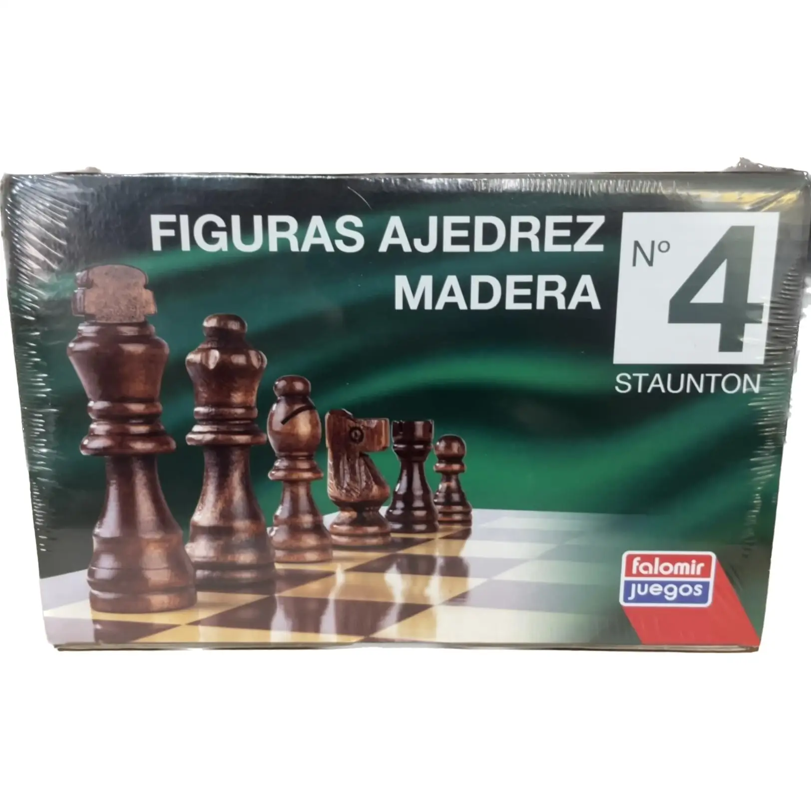 Falomir Juegos Figuras Ajedrez Madera Stauton Nº4 - Imagen 2