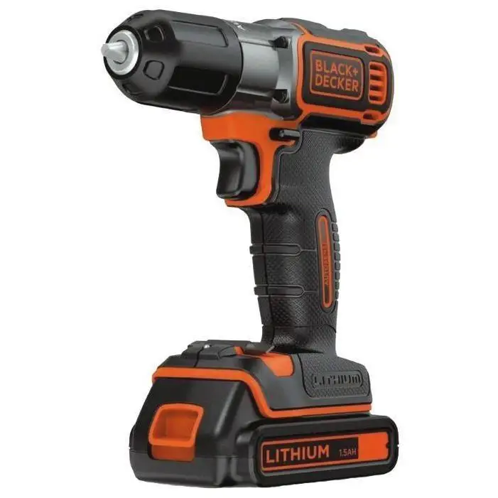 Taladro Inalámbrico Black & Decker ASD18KB - Potente y Versátil