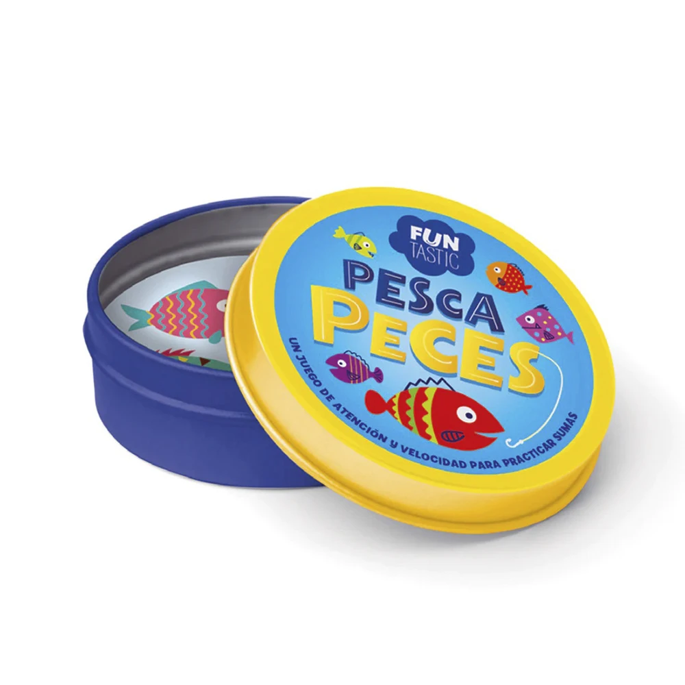 Imagiland - Juego de Cartas Redondas Pesca Peces, FUJ004