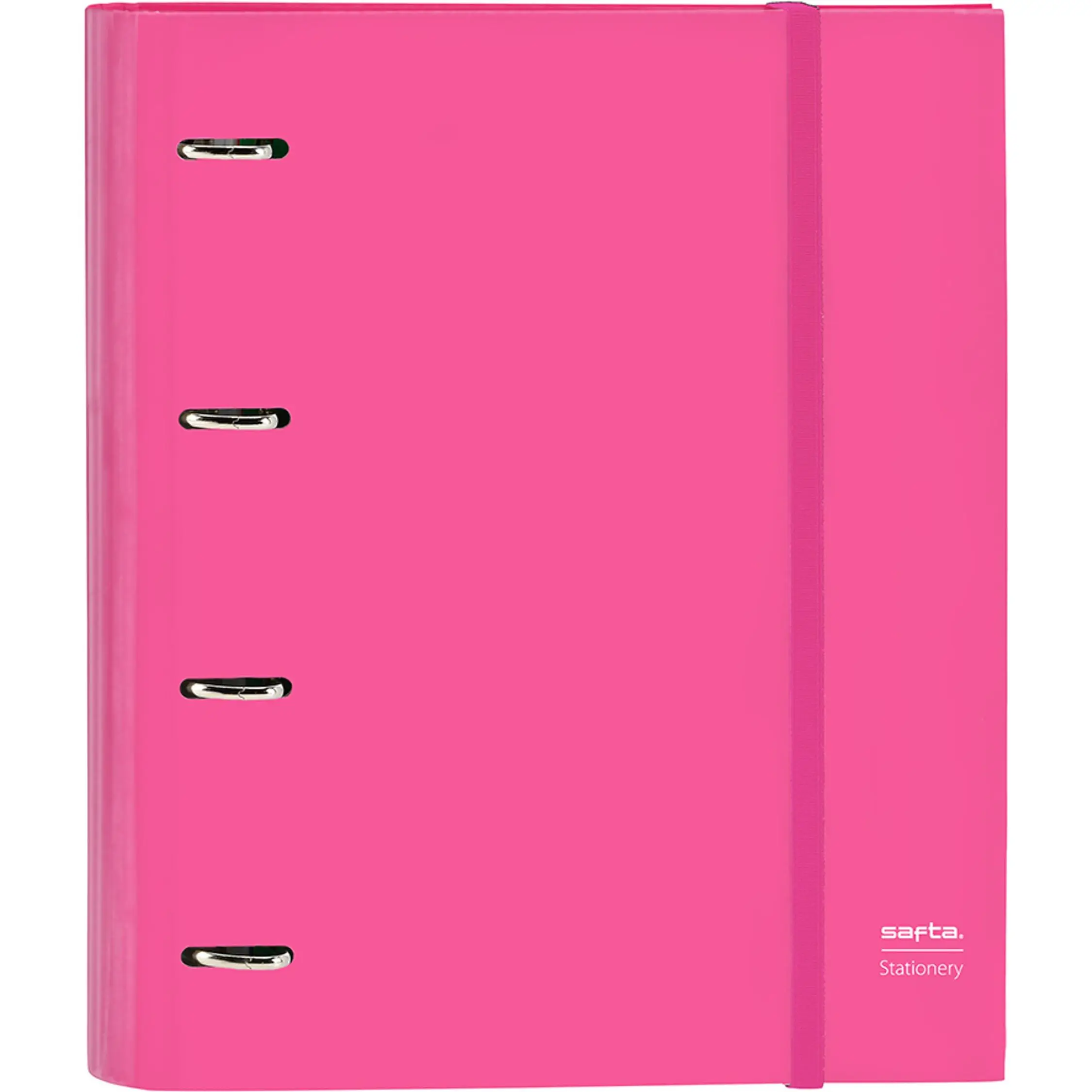 SAFTA  CARPETA 4 ANILLAS 35MM CON RECAMBIO SAFTA FRESA - Carpeta Anillas Licencia Oficial - Diseño Exclusivo - Ideal para Uso Diario - Material Duradero - Compatible con Hojas A4