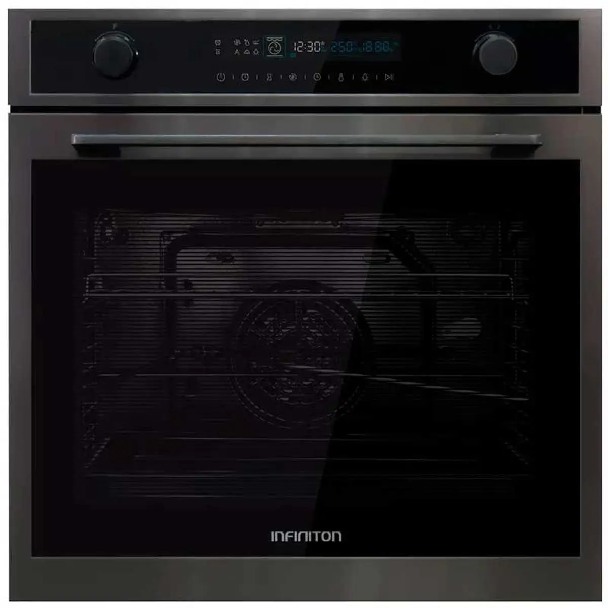Horno multifunción Infiniton DG70 72L 2900W 12 funciones negro 59,5x57,5x59,5 cm