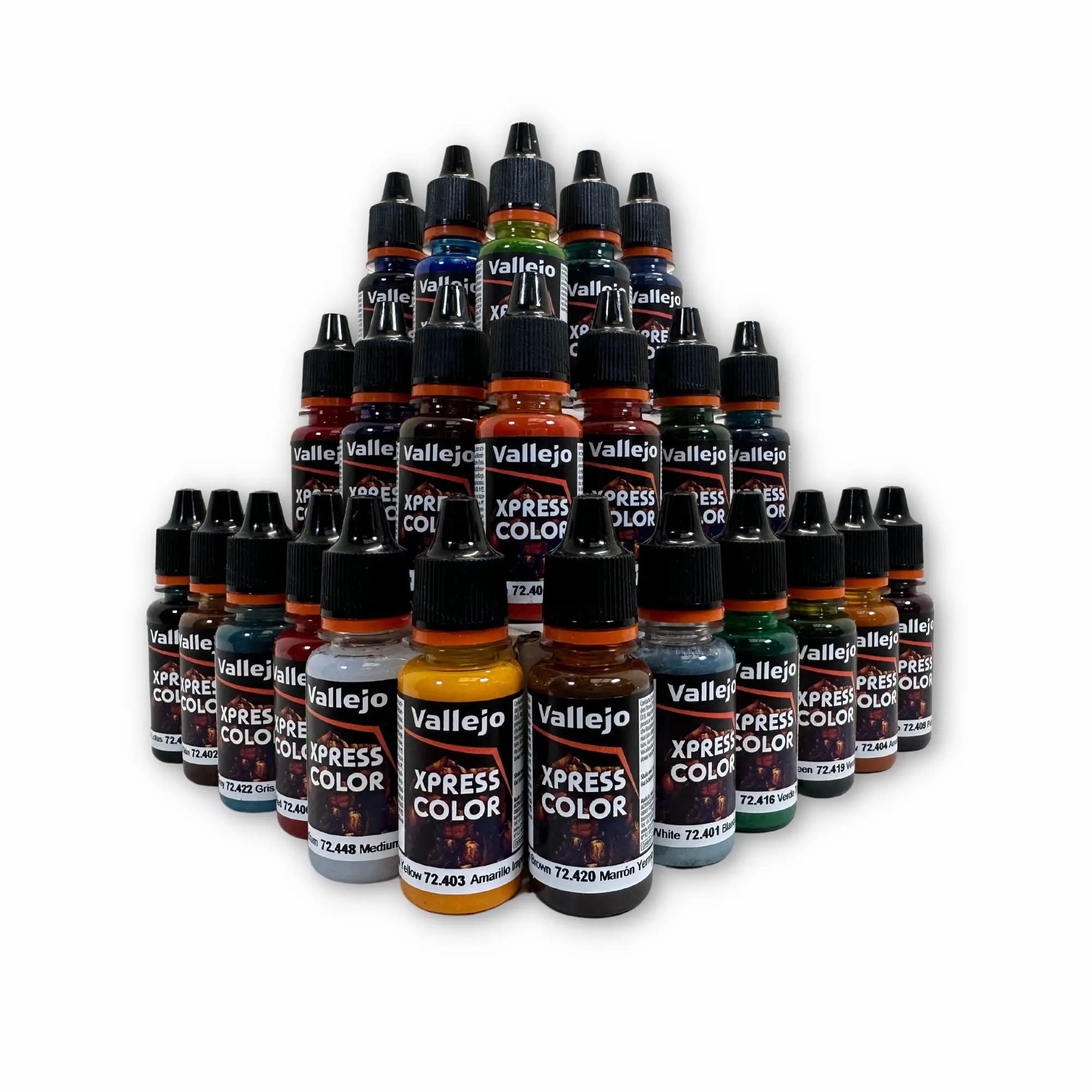 Silu Xpress Color Vallejo gama completa 60 unidades para pintar miniaturas W40K