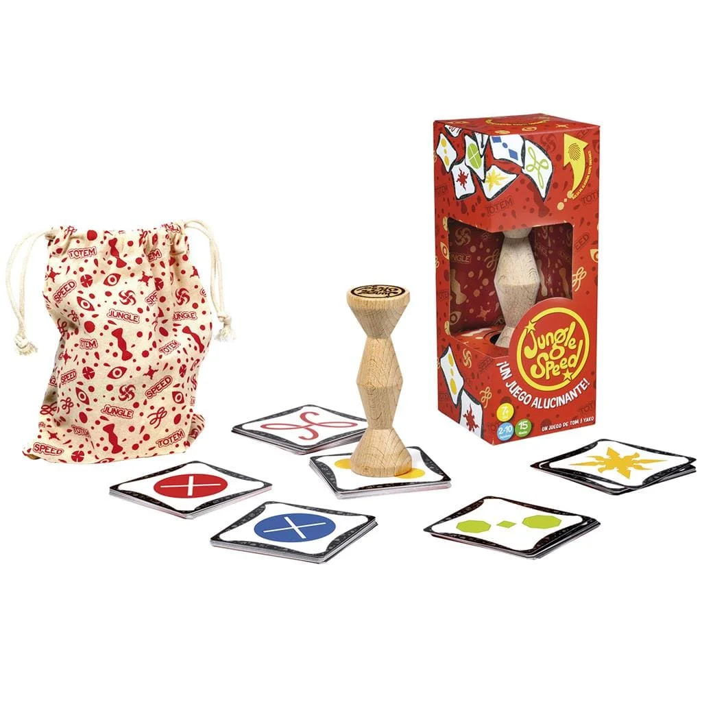 Jungle Speed Zygomatic Board Games, Classic Family Board Game, Perfect for Multiple Players, Family Entertainment Set
