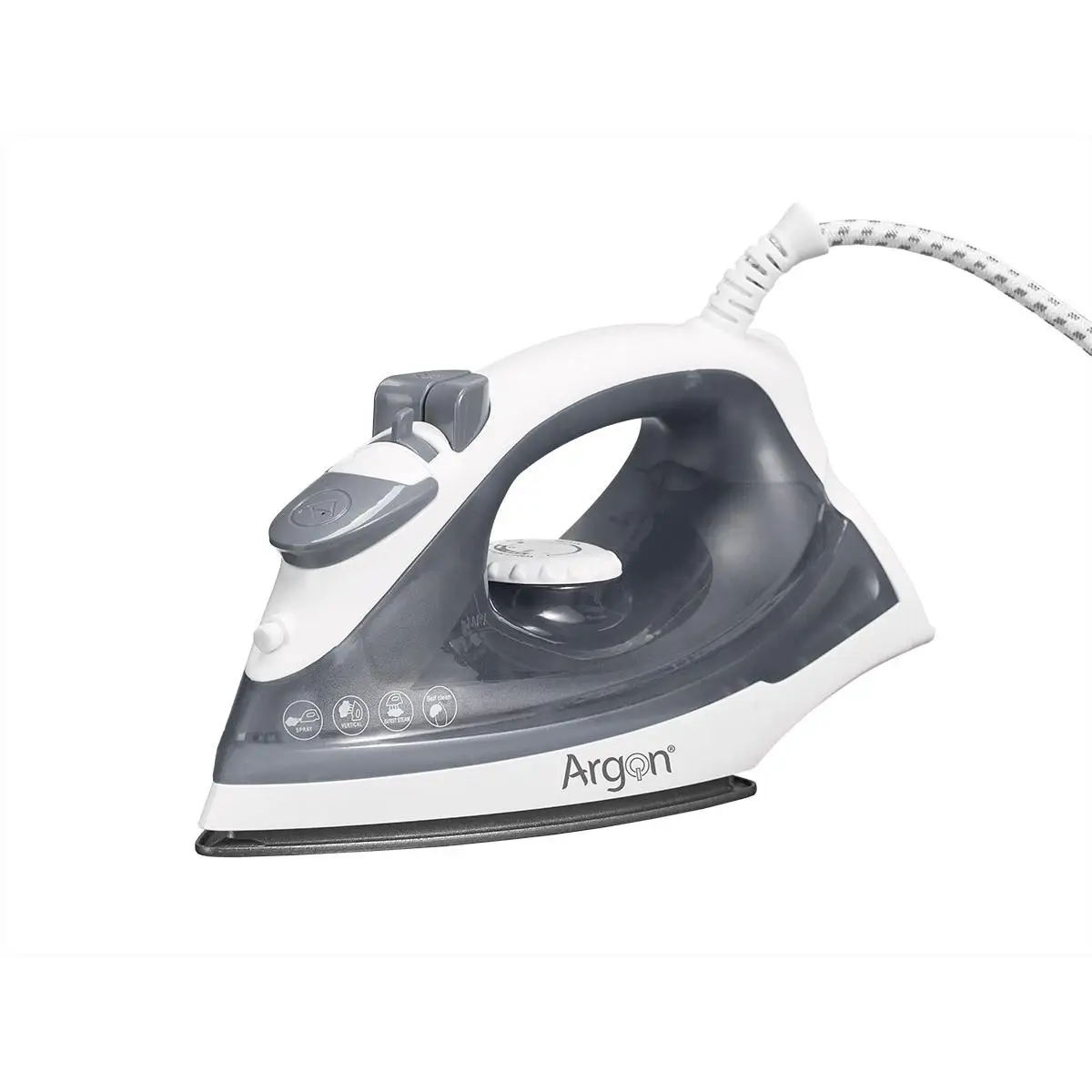 Plancha de Vapor 1600W con Depósito de 160 ml – Cabezales Rociadores, Luz Indicadora, 220–240V – Potente, Rápida y Fácil de Usar para un Planchado Cómodo y Eficaz