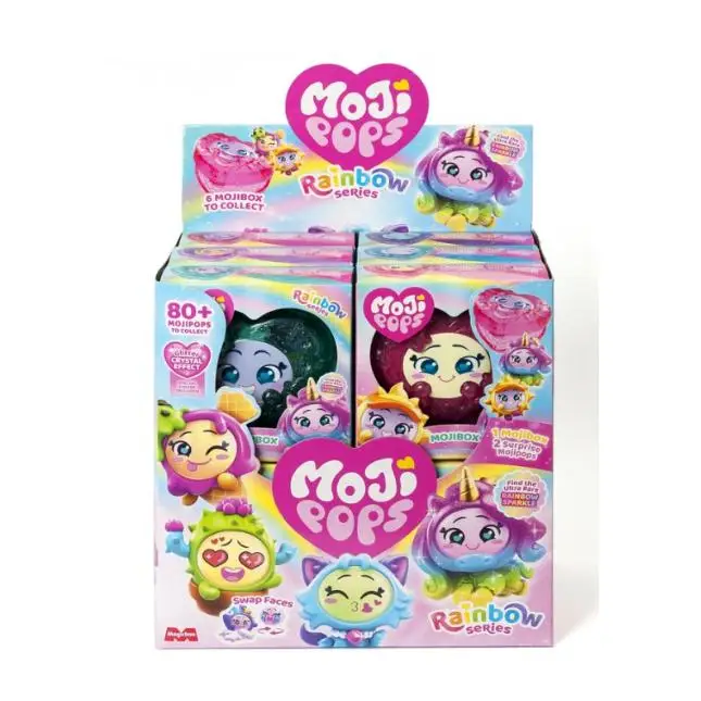 MOJIPOPS RAINBOW SERIES 2025 CAJA DISPLAY 12 MOJIBOX OFICIAL GARANTIZADO