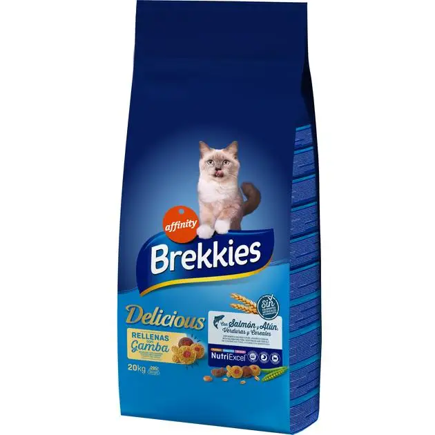 AFFINITY BREKKIES CAT DELICIOUS SALMON Y ATUN 20KG