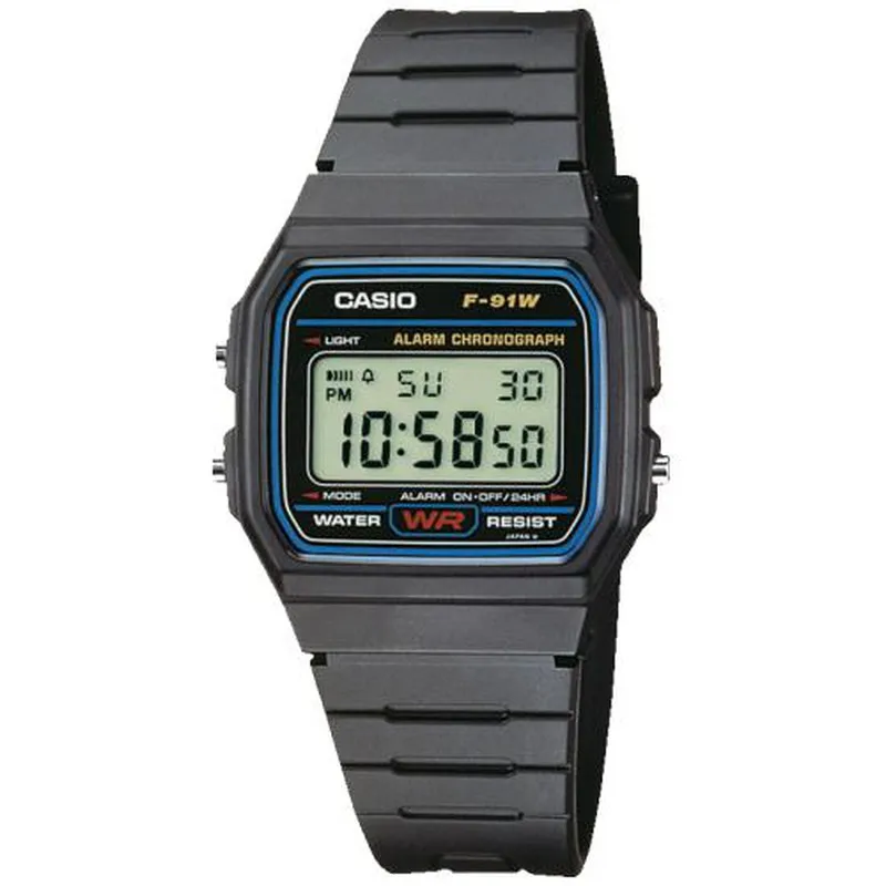 Casio Unisex Reloj Collection Modelo F-91W-1Yeg