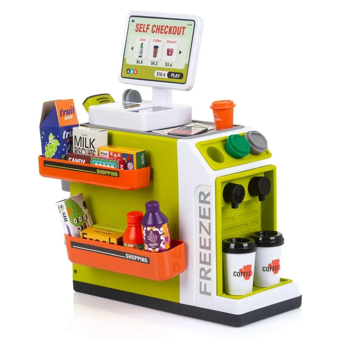 CHIPOLINO Juego de Supermercado con Luces y Sonido de Chipolino - 46 piezas