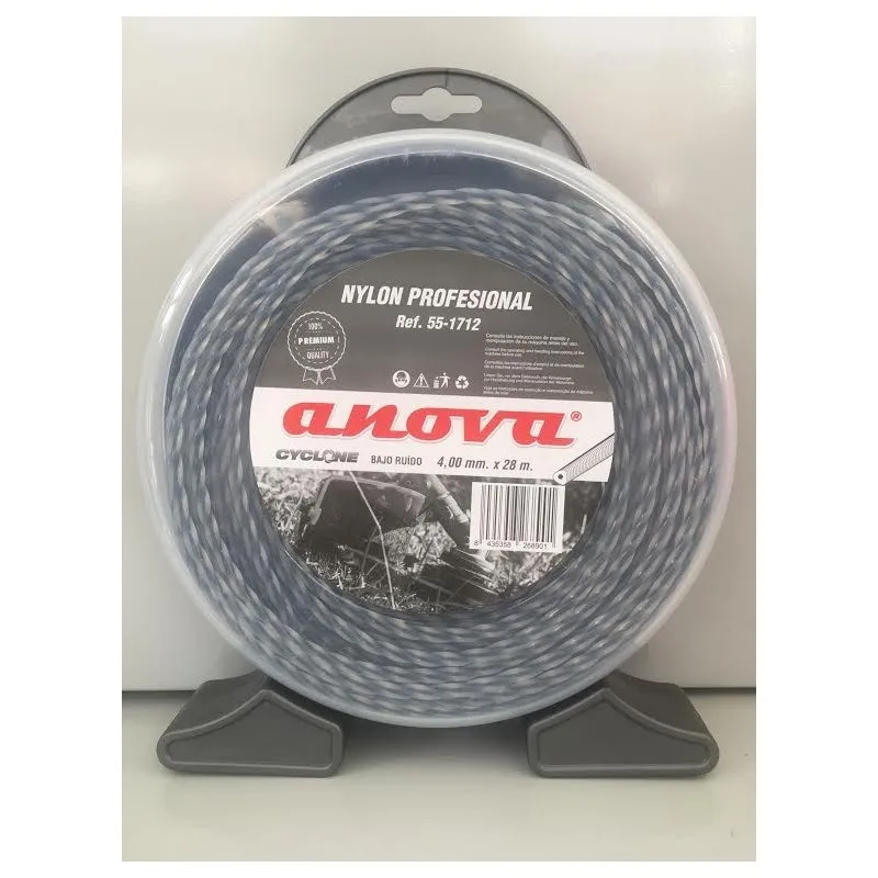 Anova cyclone gray brushing thread 4 mm. E/28m