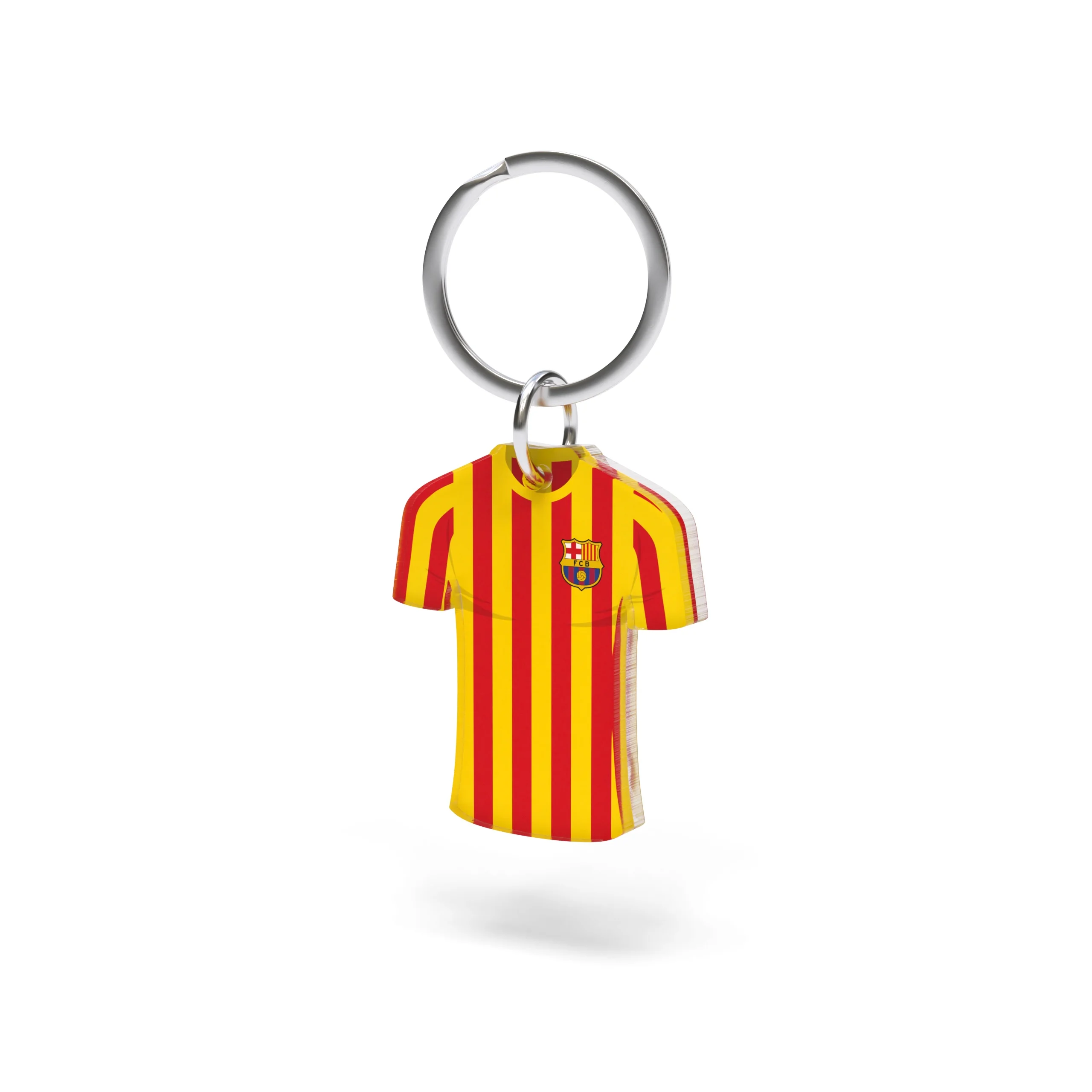 FC Barcelona Llavero Oficial de Metacrilato – Doble Diseño Exclusivo Cara y Dorso – Regalo ideal para Fans del Barça