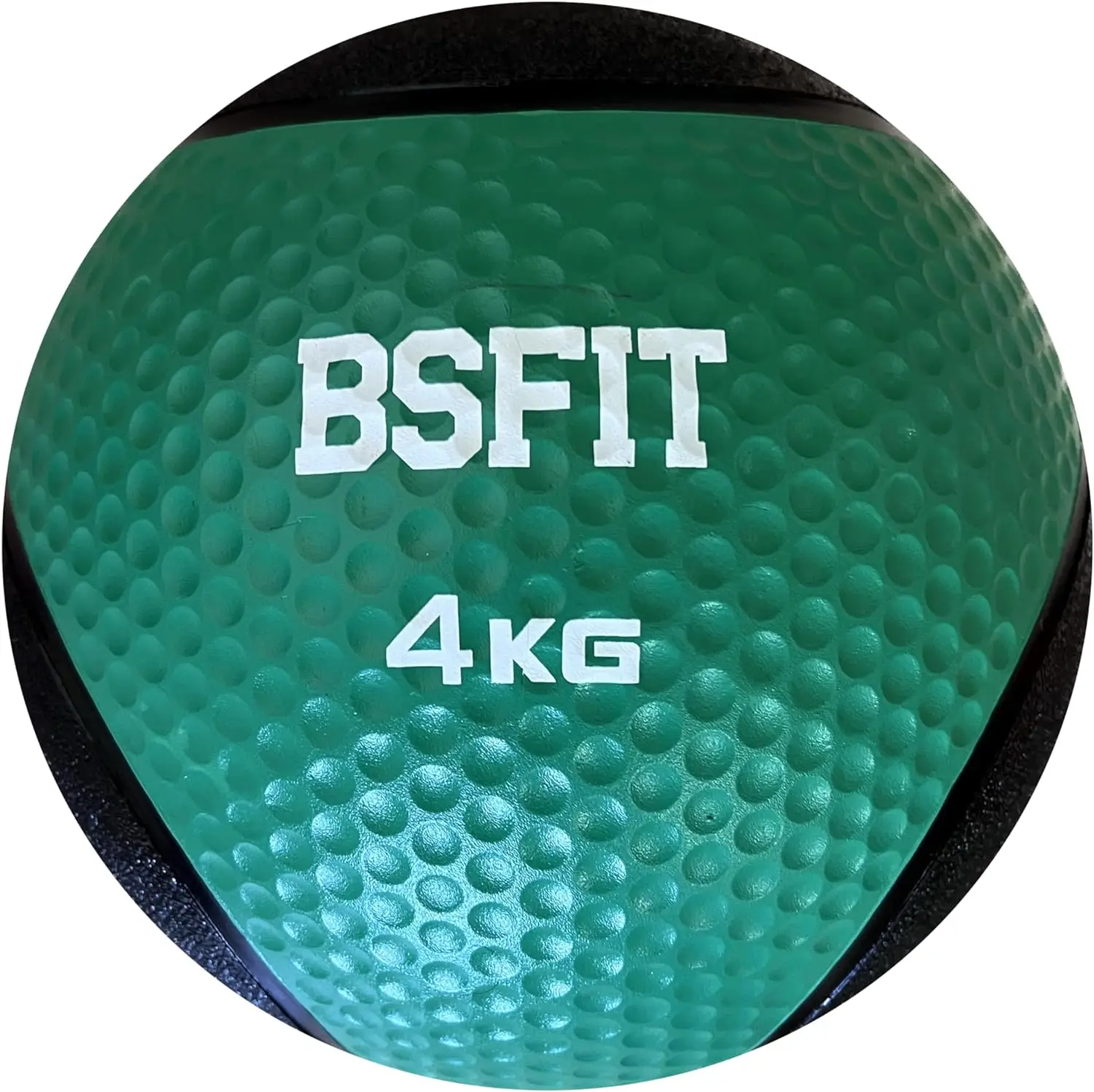 BSFIT Balón Medicinal de Goma Pro 1 Kg Negro y Rojo