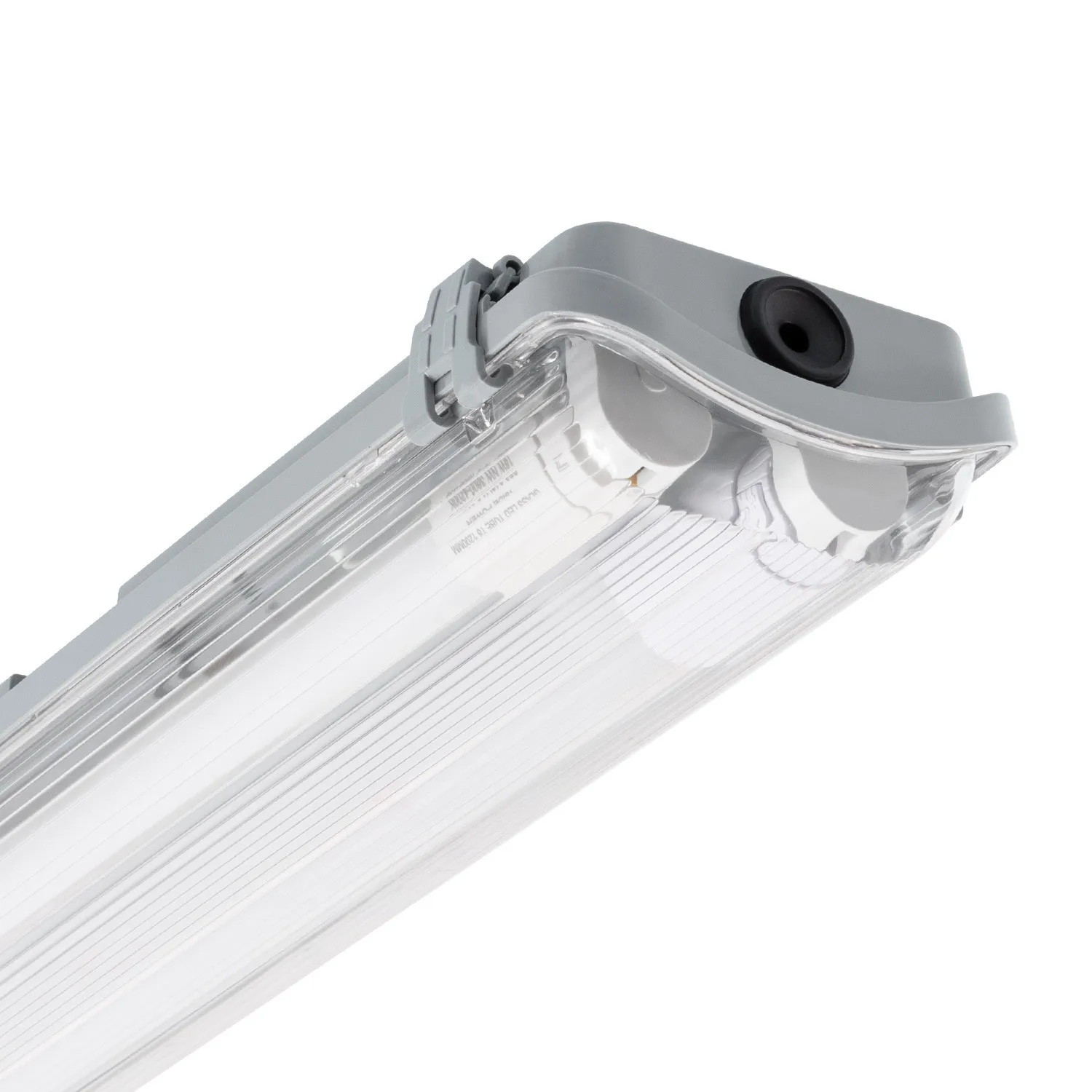 Ledkia Pantalla Estanca LED con dos Tubos LED 150 cm IP65 Conexión un Lateral