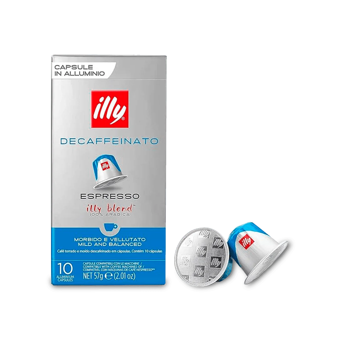 Illy pack 10 boxes decaffeinated nespresso compatible capsules 10 units - qumir