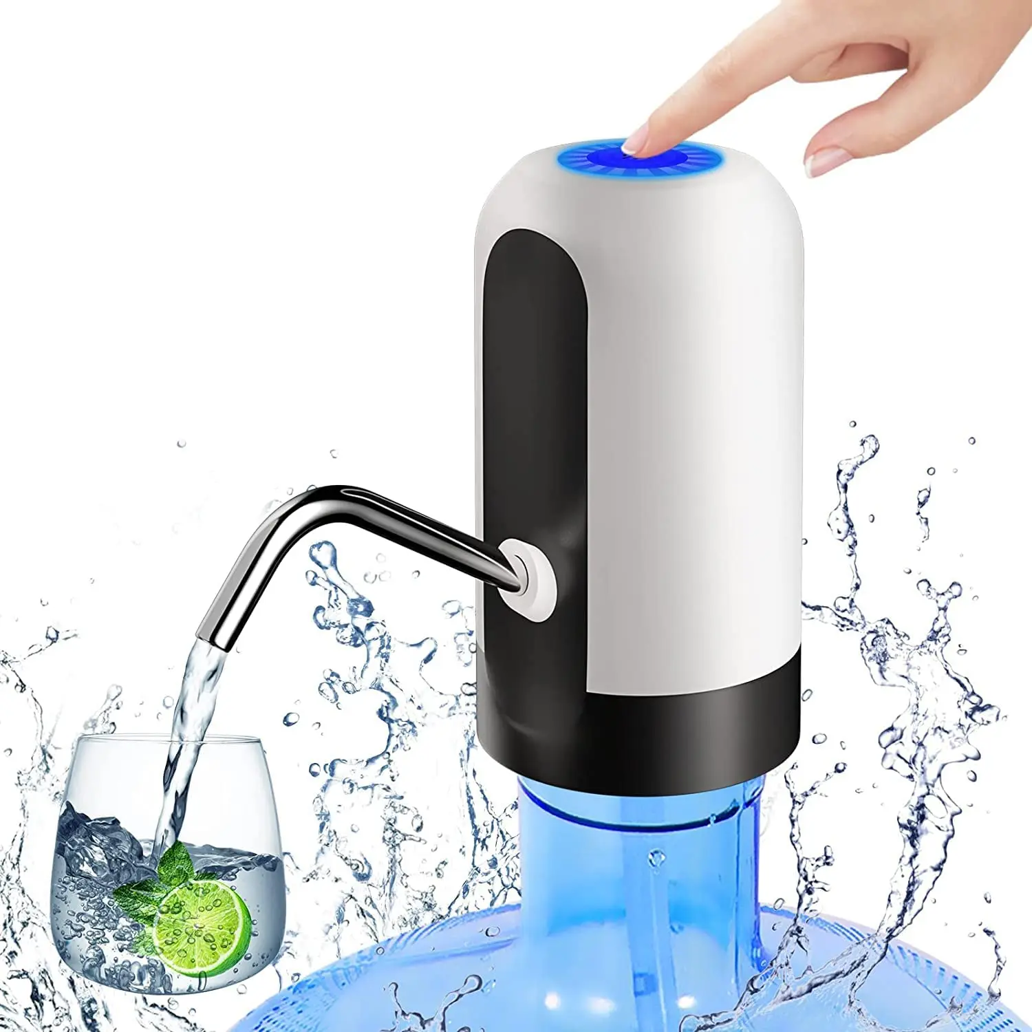Max Star Dispensador de Agua USB para garrafas de 5 litros