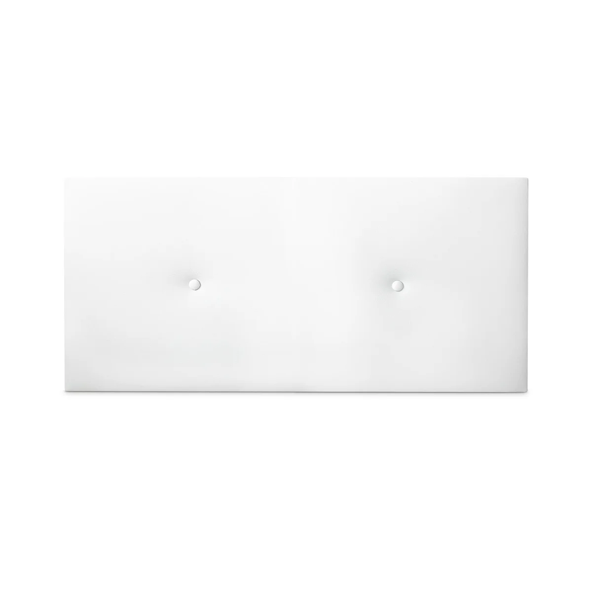 Duérmete Online Cabecero Firenze Polipiel Acolchado - Blanco  - Altura 60cm  - Alta Gama