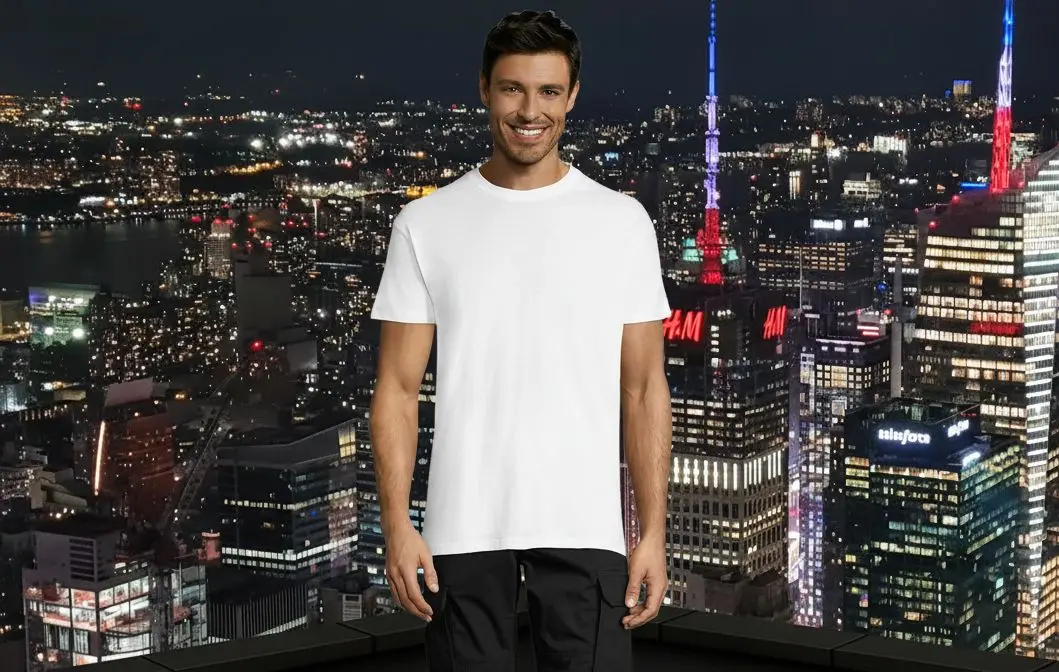 Basic and Comfortable T-shirt Set of 10 - Unisex - 5 Black + 5 White - 100% Cotton - Ideal for Customization and Daily Wear - Perfect for Casual and Work Uniforms - MARNAULA