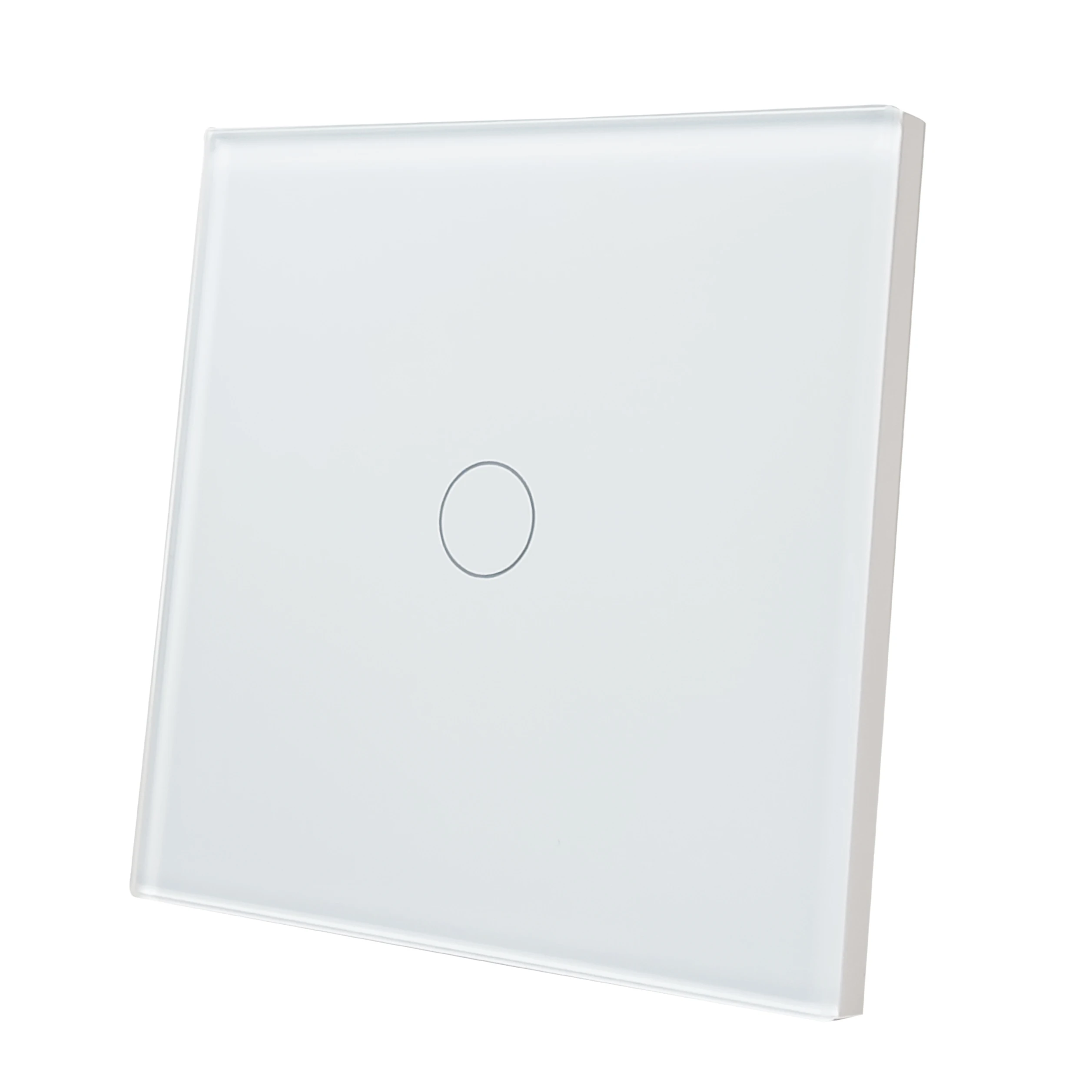 LED ATOMANT Interruptor de Cristal Inteligente ZigBee 3.0, 1 Vía, Requiere HUB ZigBee, Compatible con App Smart Life y Tuya, Control por Voz con Alexa y Google Assistant, Pulsador Táctil para