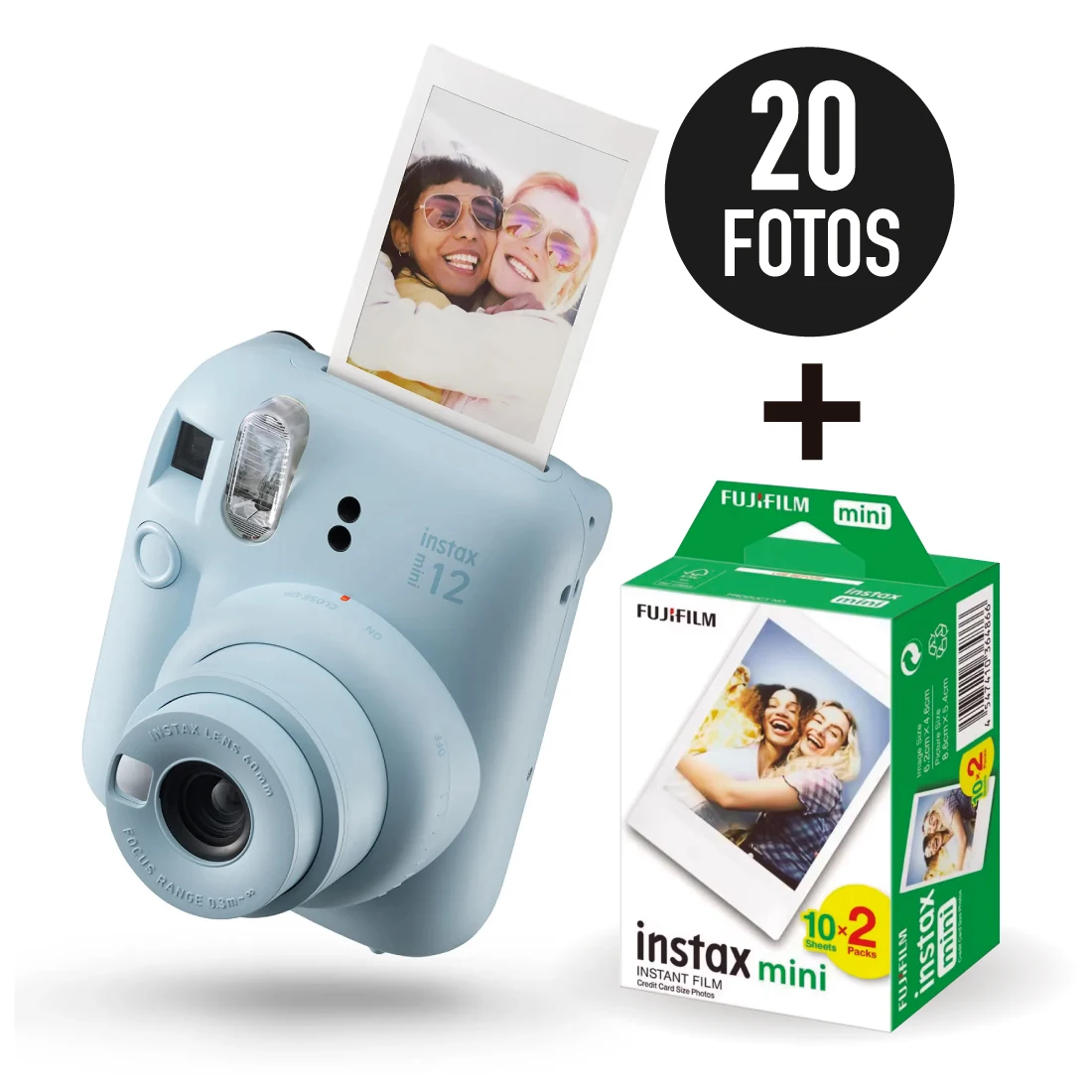 INSTAX. Instax mini 12 instant camera Pack with 20 photos