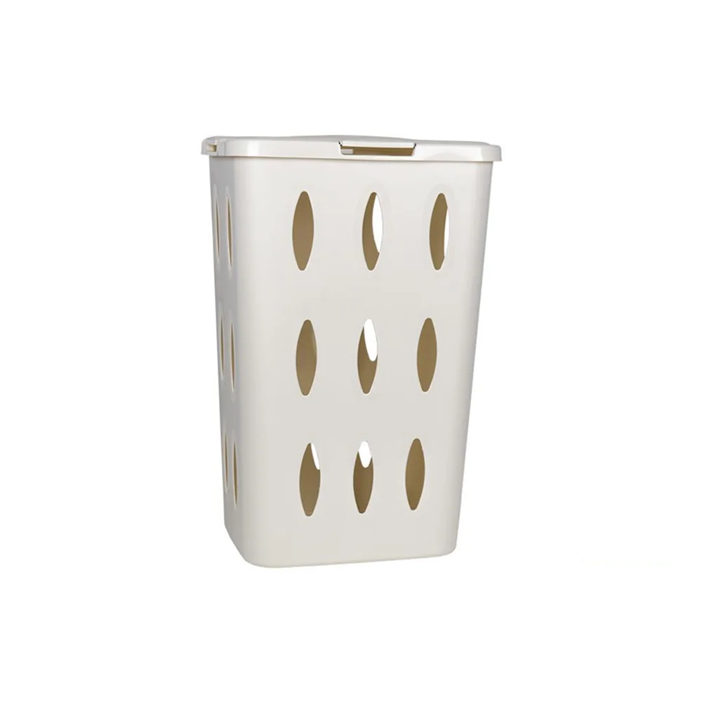 Pongotodo Rectangular 60L | Cesto Ropa Sucia | Tapa 4 Posiciones | Medidas 41 x 32 x 63 cm