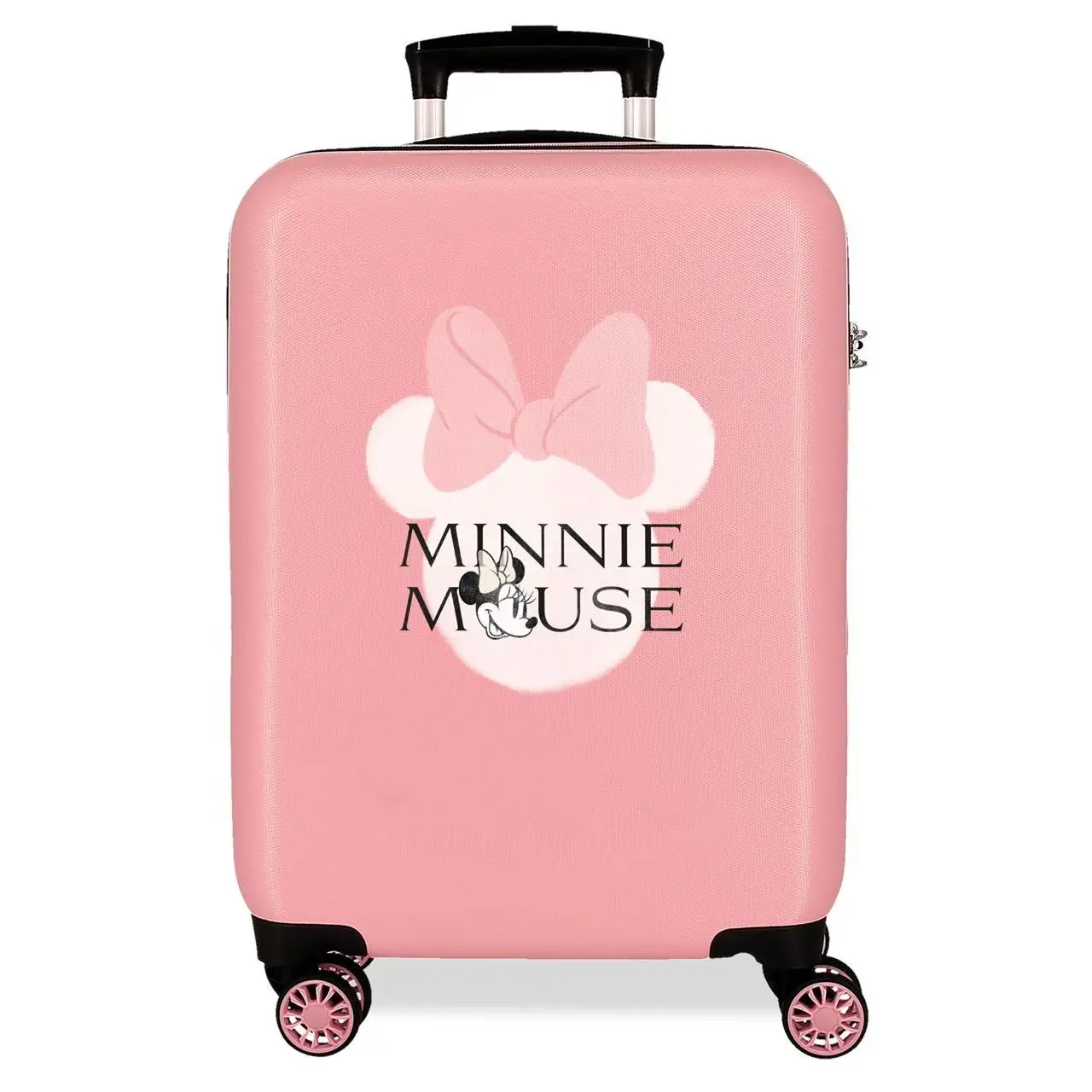 Maleta de cabina Disney Minnie Heads ABS con capacidad de 41,8L Nude