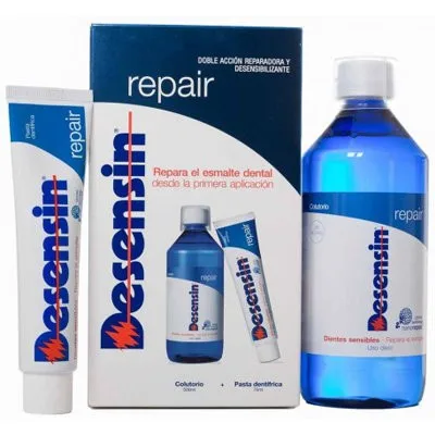 DESENSIN REPAIR PASTA DENTAL + COLUTORIO PACK 75