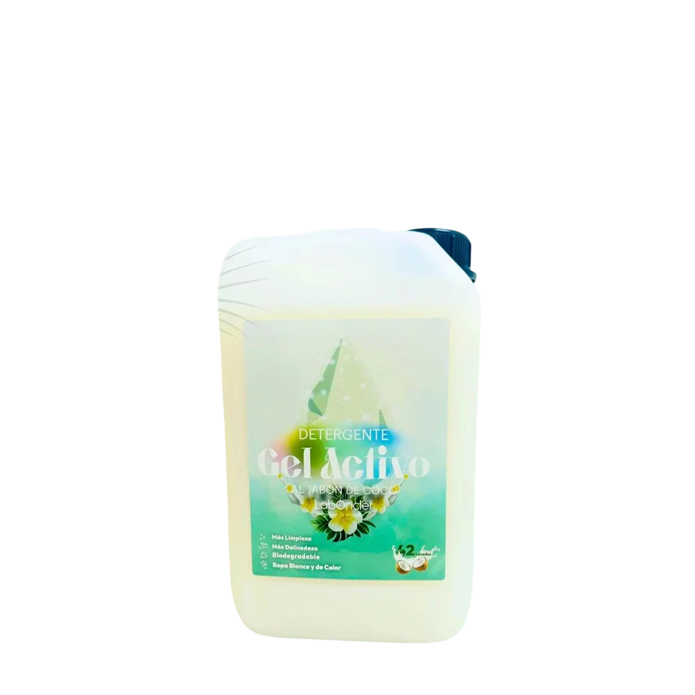 LABONCLER Detergente Líquido PREMIUM Gel Activo Biodegradable para Ropa Blanca y de Color, 3 Litros, 40 Lavados