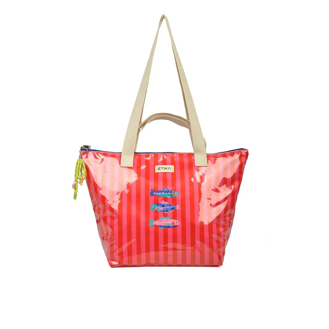 BOLSO PLAYA SIREO B30141-a, ETIKA MUJER, ROJO
