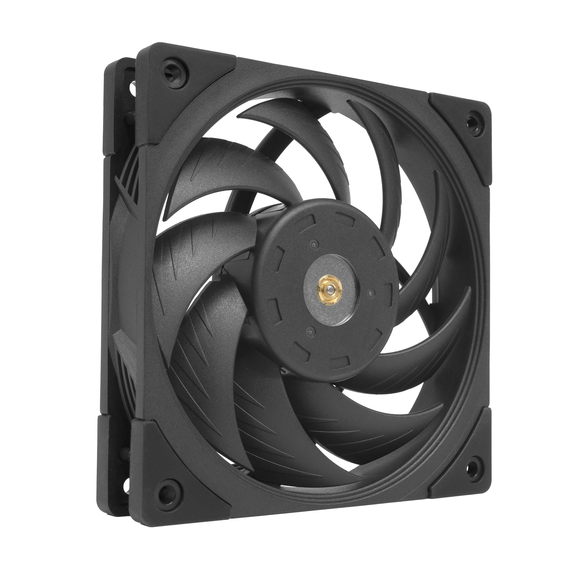 Mars Gaming MF-NC, Ventilador PC PWM 120mm, Rodamiento FDB de Cobre Hiperbalanceado, Ventilador Silencioso con Diseño de Aspas Híbridas, Ventilador Ordenador Profesional Negro o Blanco