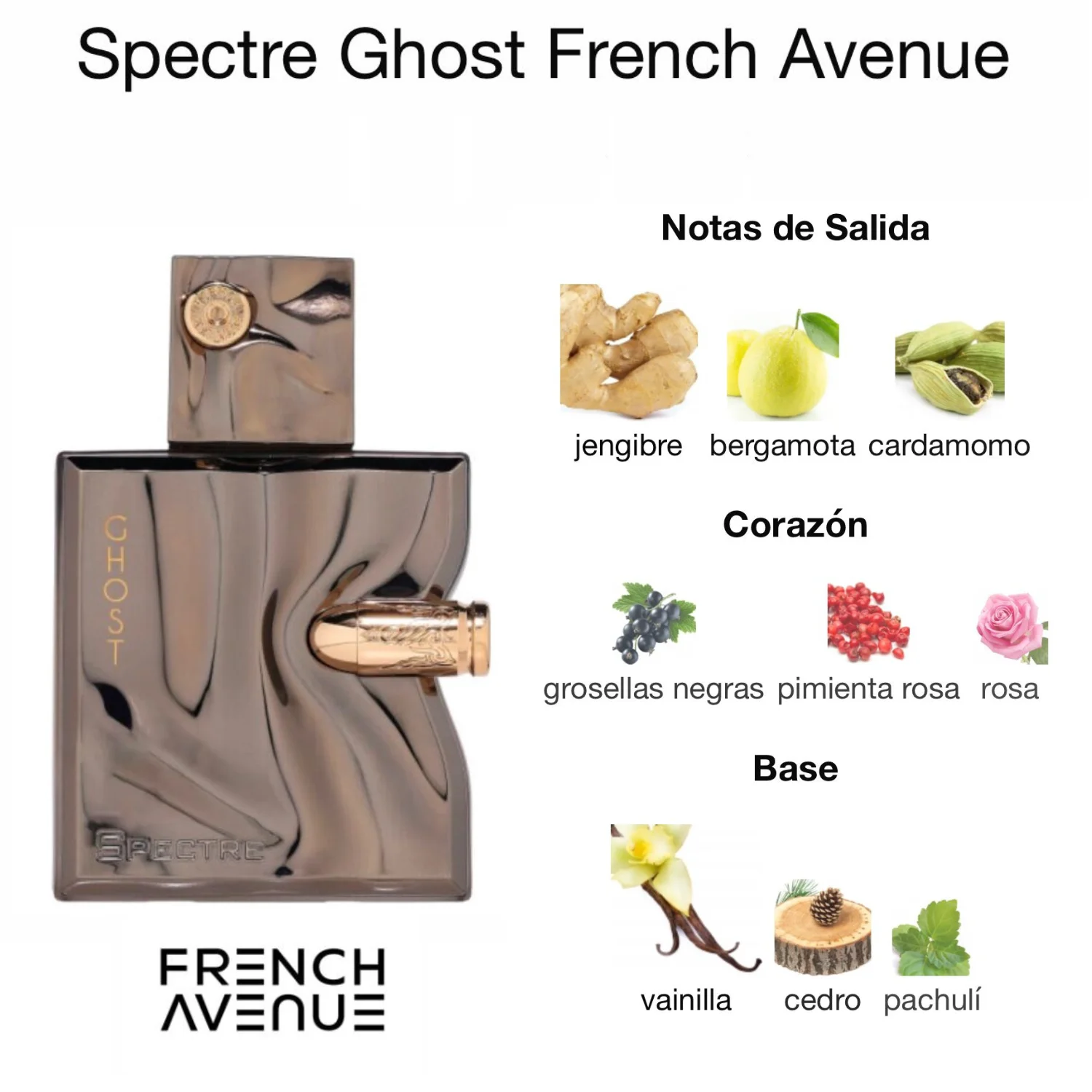 Spectre Ghost EDP Perfume Fragrance World Unisex - 80 ml