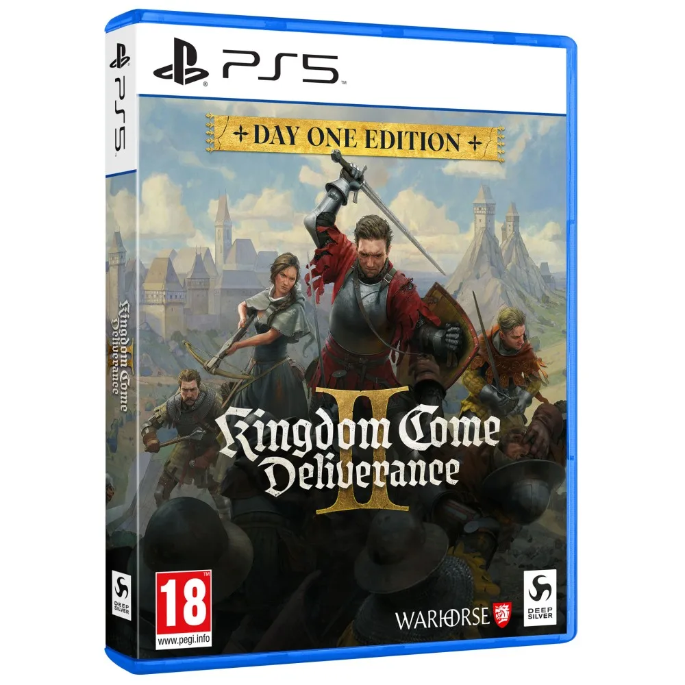 KINGDOM COME DELIVERANCE II DAY ONE EDITION PS5 JUEGO FÍSICO PARA PLAYSTATION 5 VERSIÓN ESPAÑOLA GARANTÍA EUROPEA EU WARRANTY