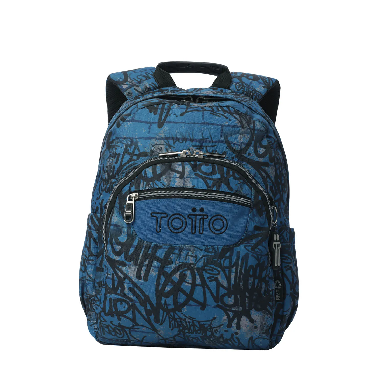 Totto Mochila escolar Gommas Material: Poliéster reciclado 29 x 39 x 14 cm