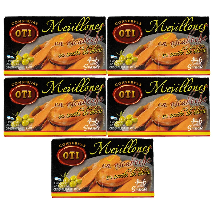 Mejillón en escabeche Grande Oti 4/6 piezas
