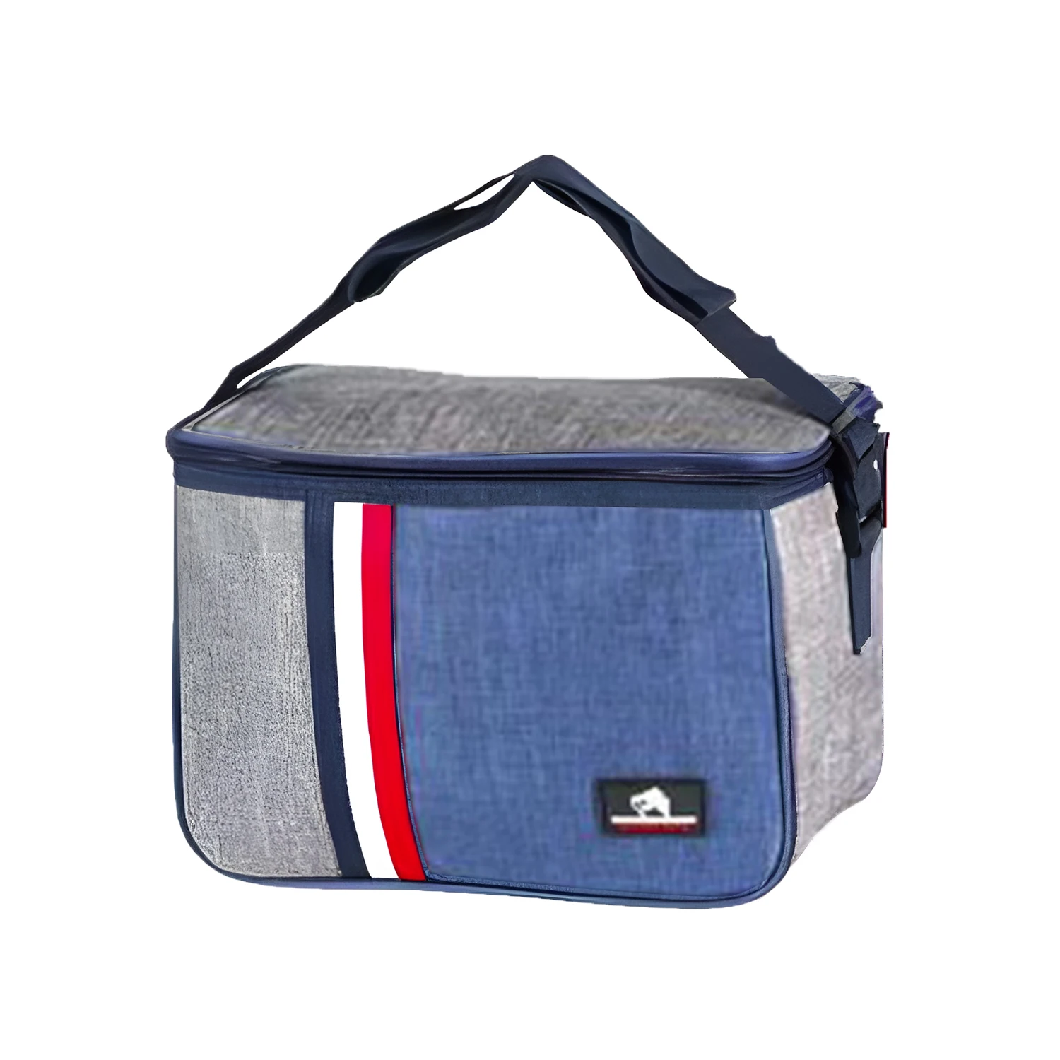 Family Bolsa de Enfriamiento, Bolsa Isotérmica, Nevera de Almuerzo Pequeña Multiuso para Hombres, Mujeres, Niños, Transporte de Bebidas Frías o Alimento, gris
