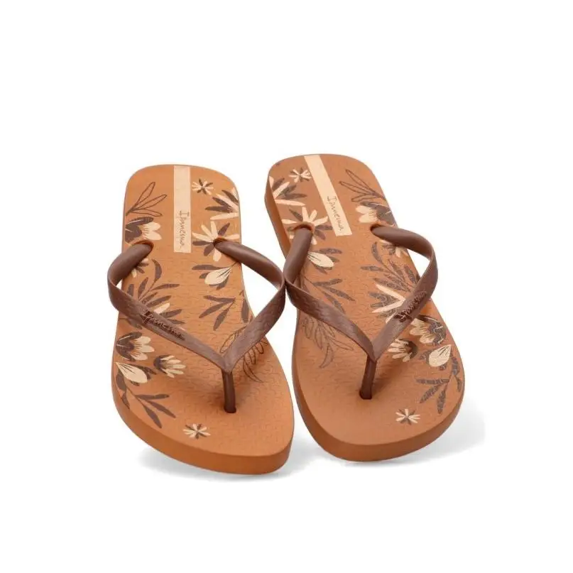 Chanclas Sandalias Playa Sandalia Playa Ipanema - Mujer - Suela Plana - Modelo 83826 - Color Marron