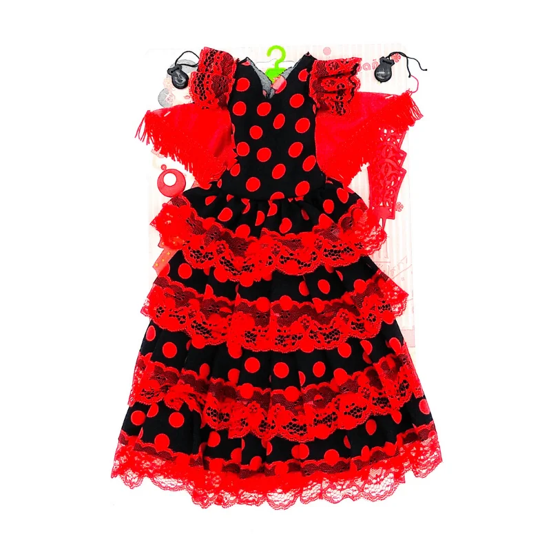 Muñeca Flamenca Vestido Folk Artesanía Sintra Andalucía