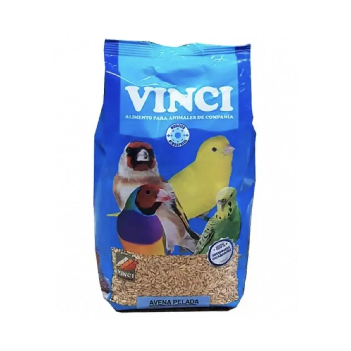 Avena Pelada para Pájaros Alimento VINCI 1Kg