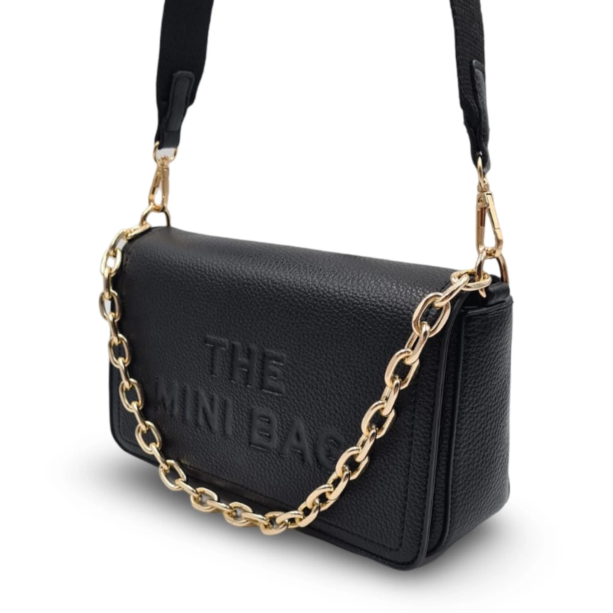 PU bag with chain ideal to join in new season. Adjustable nylon shoulder bag. CAMAR Fashion Bag