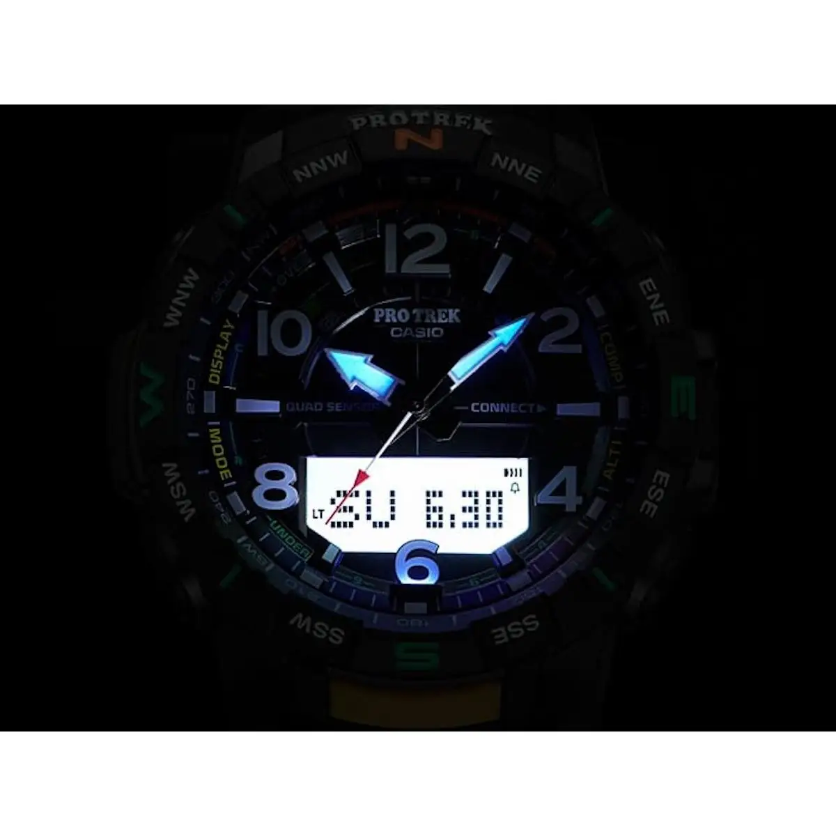 Casio pro-trek prt-b50-1jf jdm men's bluetooth mountaineering watch barometer altimeter