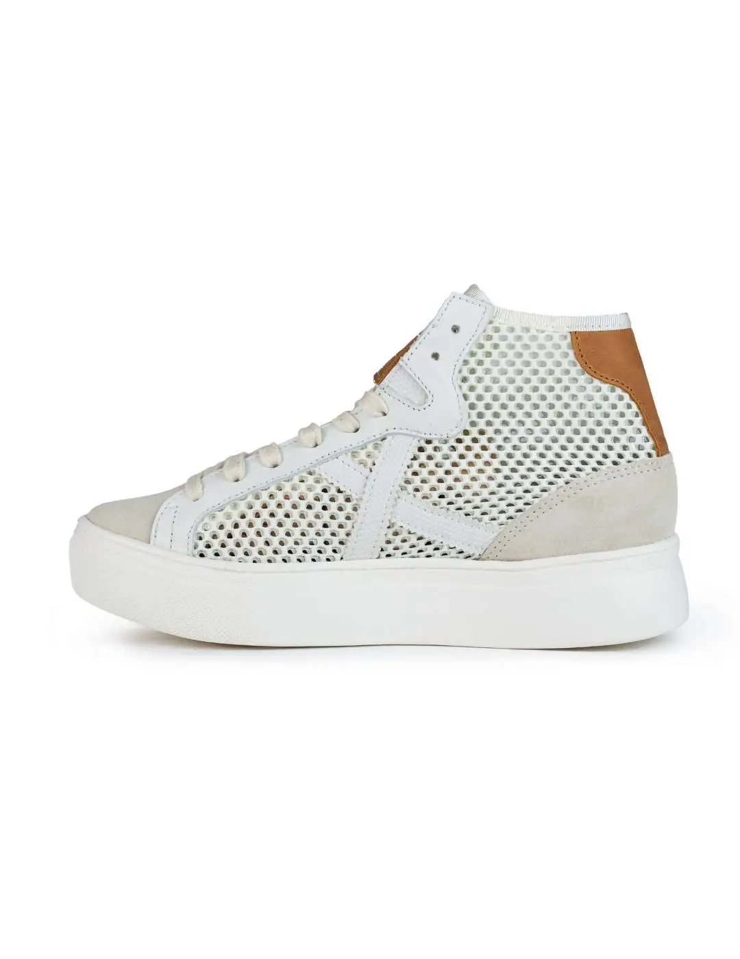 Women's Munich Nim White Booty sneakers