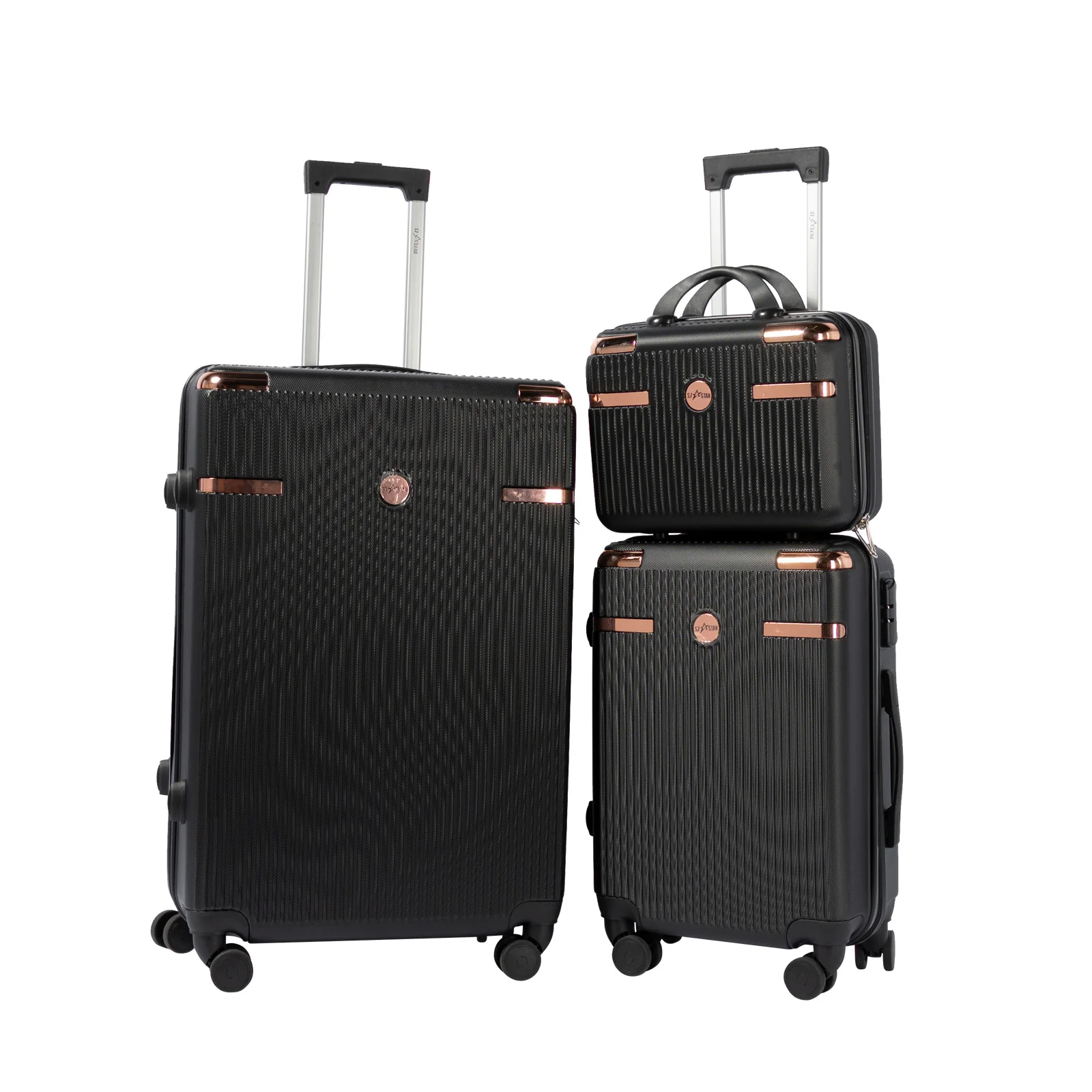 ¿Por qué el conjunto de maletas S7 STAR ABS es la mejor opción para viajes de negocios y familiares en 2024?