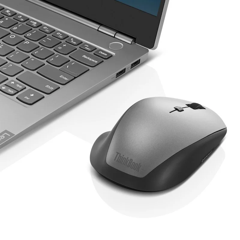 Lenovo ThinkBook optical wireless mouse 2400DPI Gray