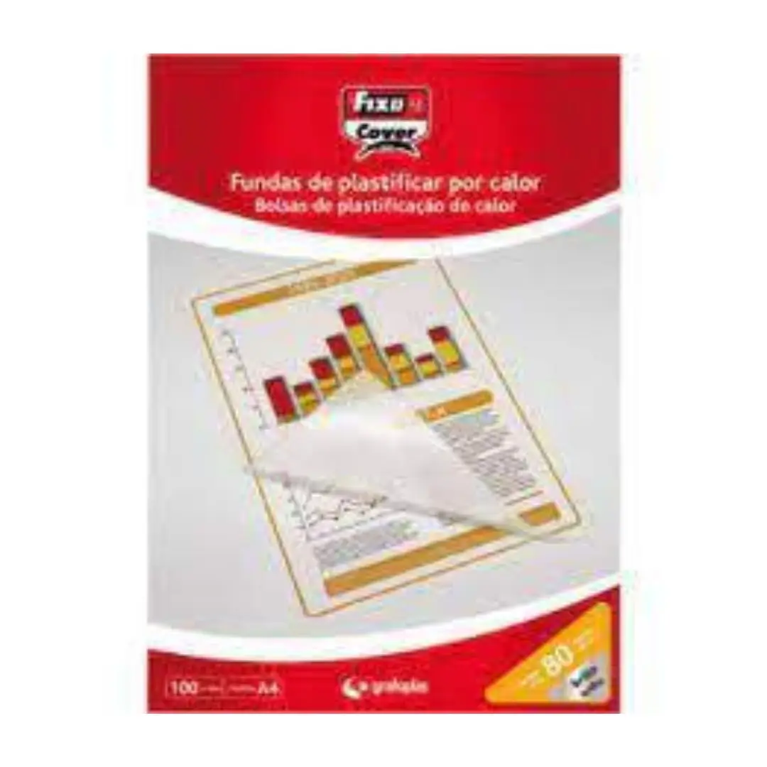 Heat Laminating Sheets 80 Microns Gloss A4 (100 Units)