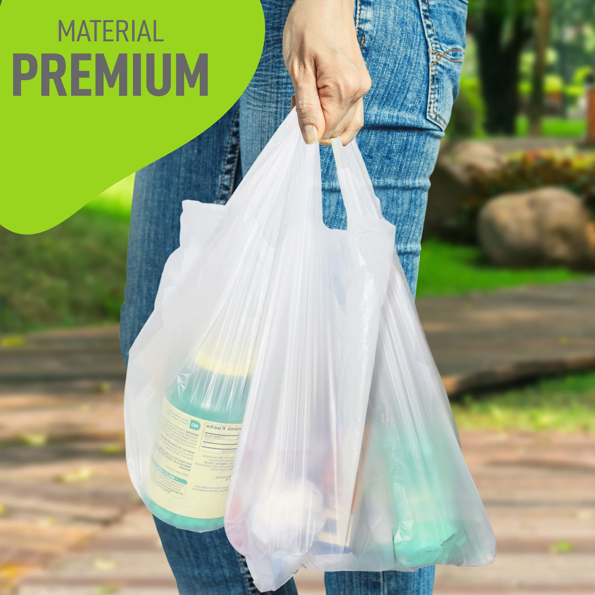 Marcprint 200 plastic bags - plastic bags - plastic bags with handles - plastic bags - plastic bags polyethylene handles