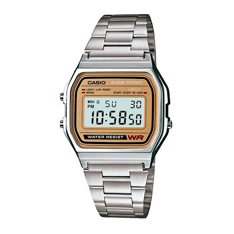 Reloj Digital Casio  A158WEA-9EF Vintage Resistente Al Agua Cronómetro Alarma Calendario
