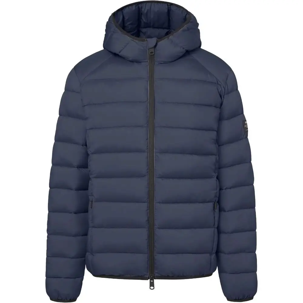 Cazadora Azul Marino Ecoalf Aspenalf Jacket Blue Navy Repelente Al Agua