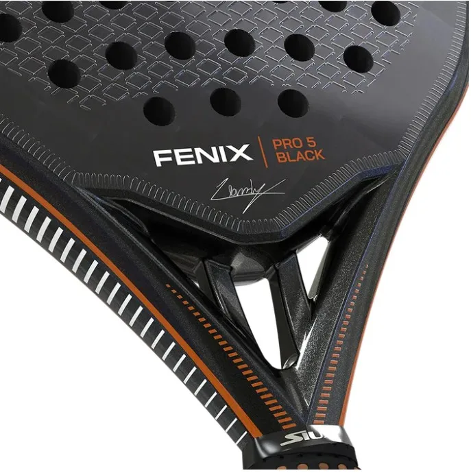 Siux fenix pro 5 black leo augsburger padel shoe. Unleashed power. #6